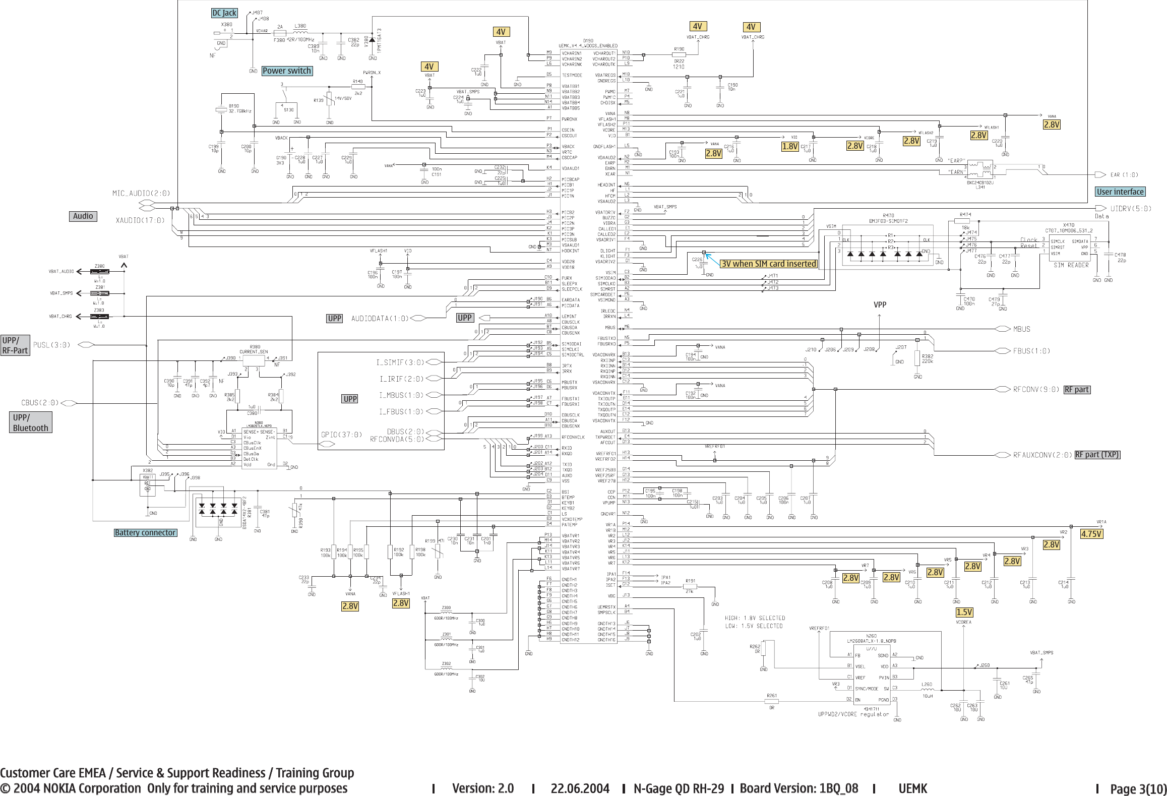 Page 3 of 10 - Ngageqd_schematics_V2_0 Nokia N-gage Rh-29 Service Schematics