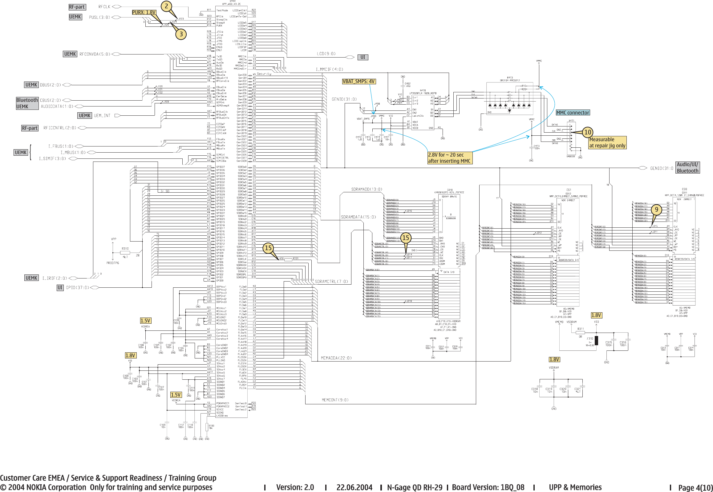 Page 4 of 10 - Ngageqd_schematics_V2_0 Nokia N-gage Rh-29 Service Schematics