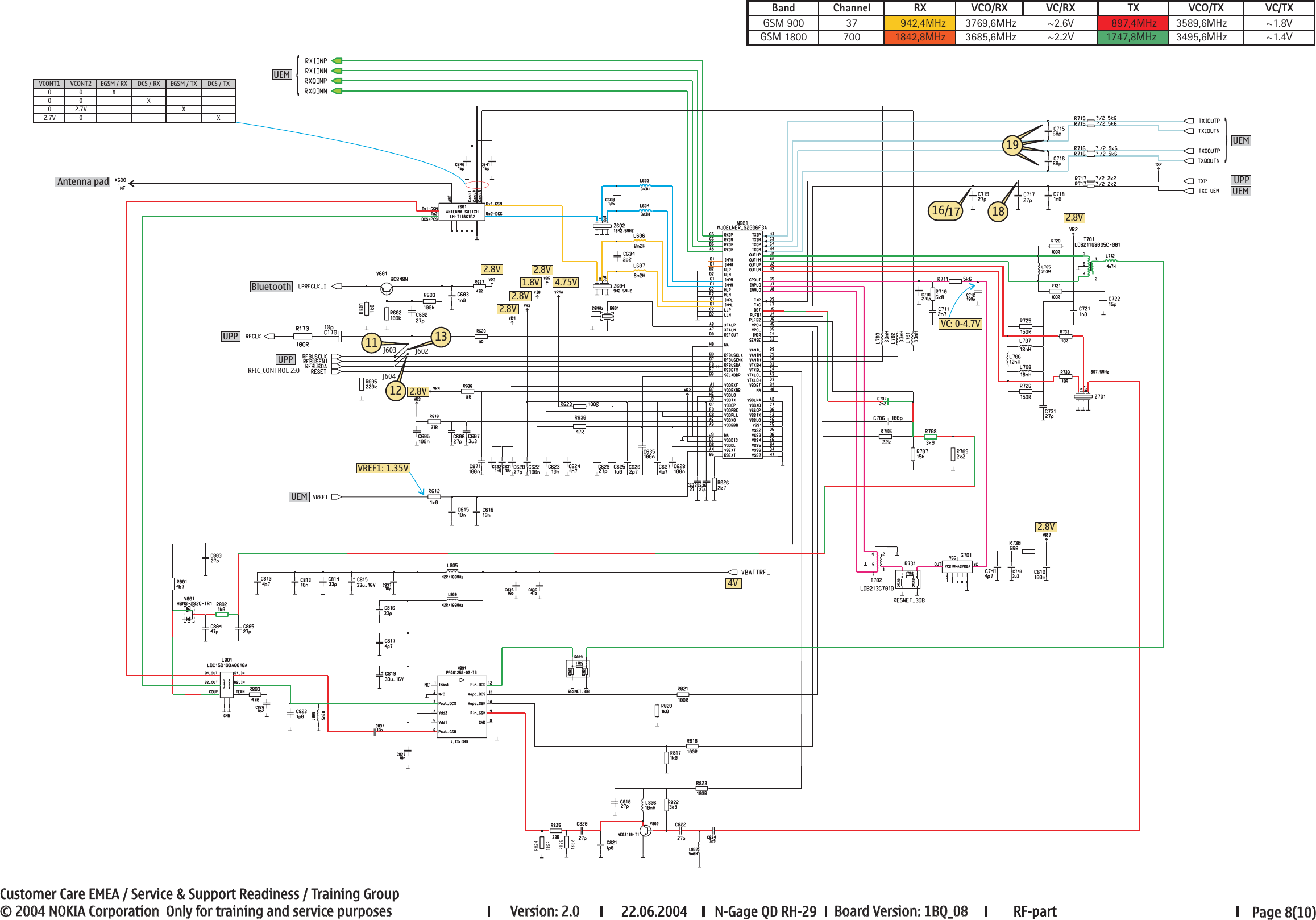 Page 8 of 10 - Ngageqd_schematics_V2_0 Nokia N-gage Rh-29 Service Schematics