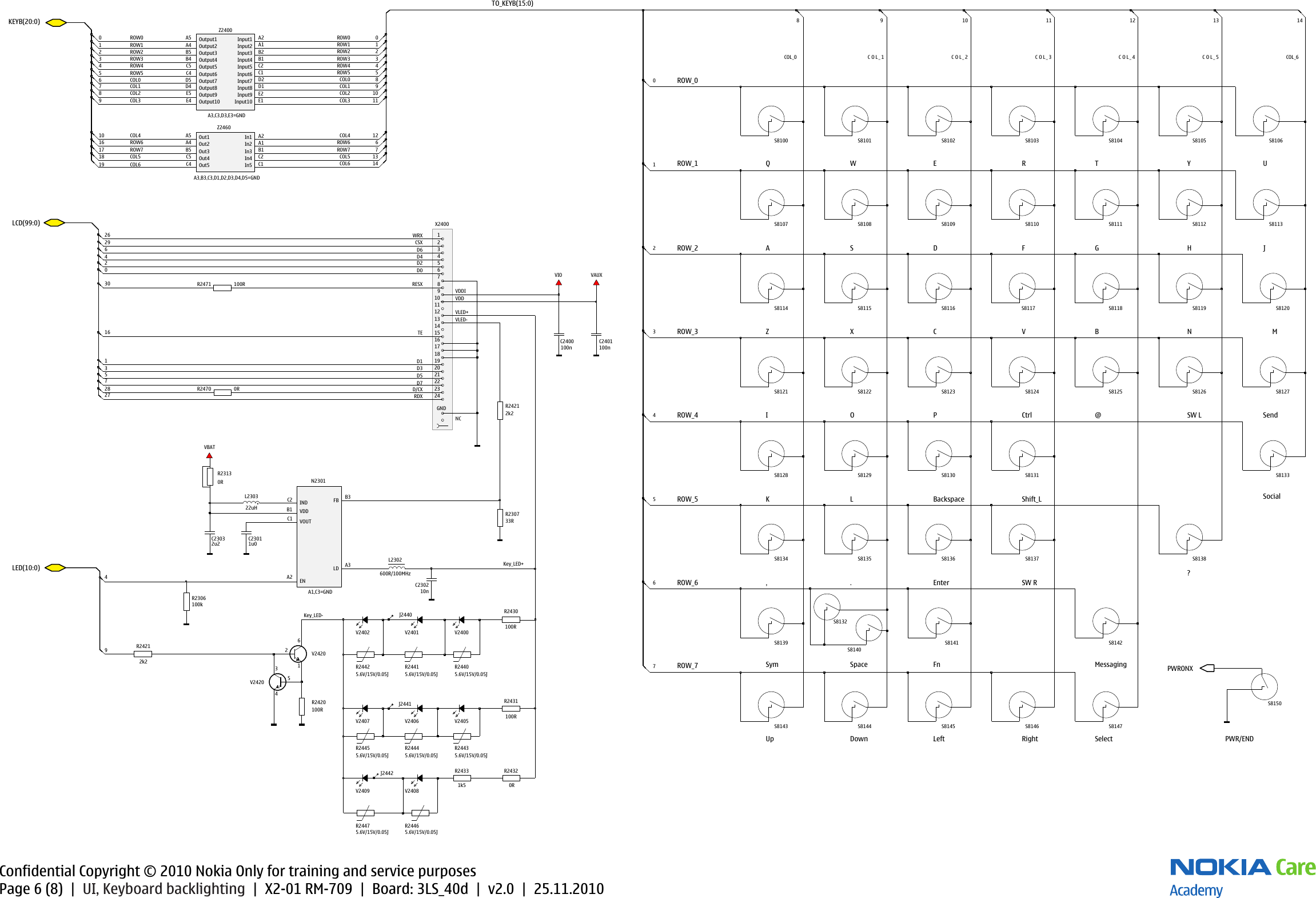 Page 6 of 8 - Nokia X2-01 RM709 Service Schematics Rm-709 V2