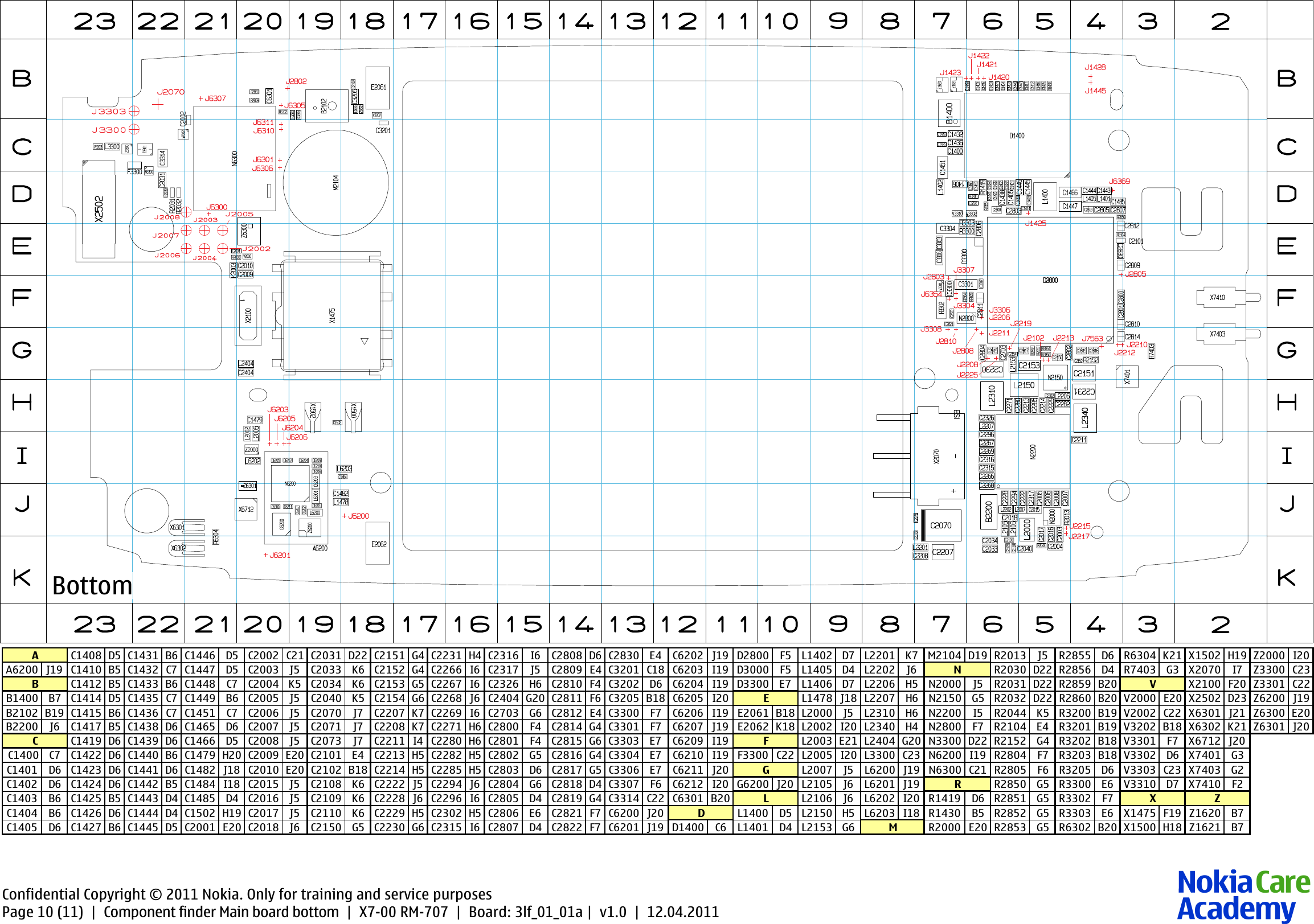 Page 10 of 11 - Nokia_X7-00_Light_Service_Schematics Nokia X7-00 Rm-707 Service Schematics V1