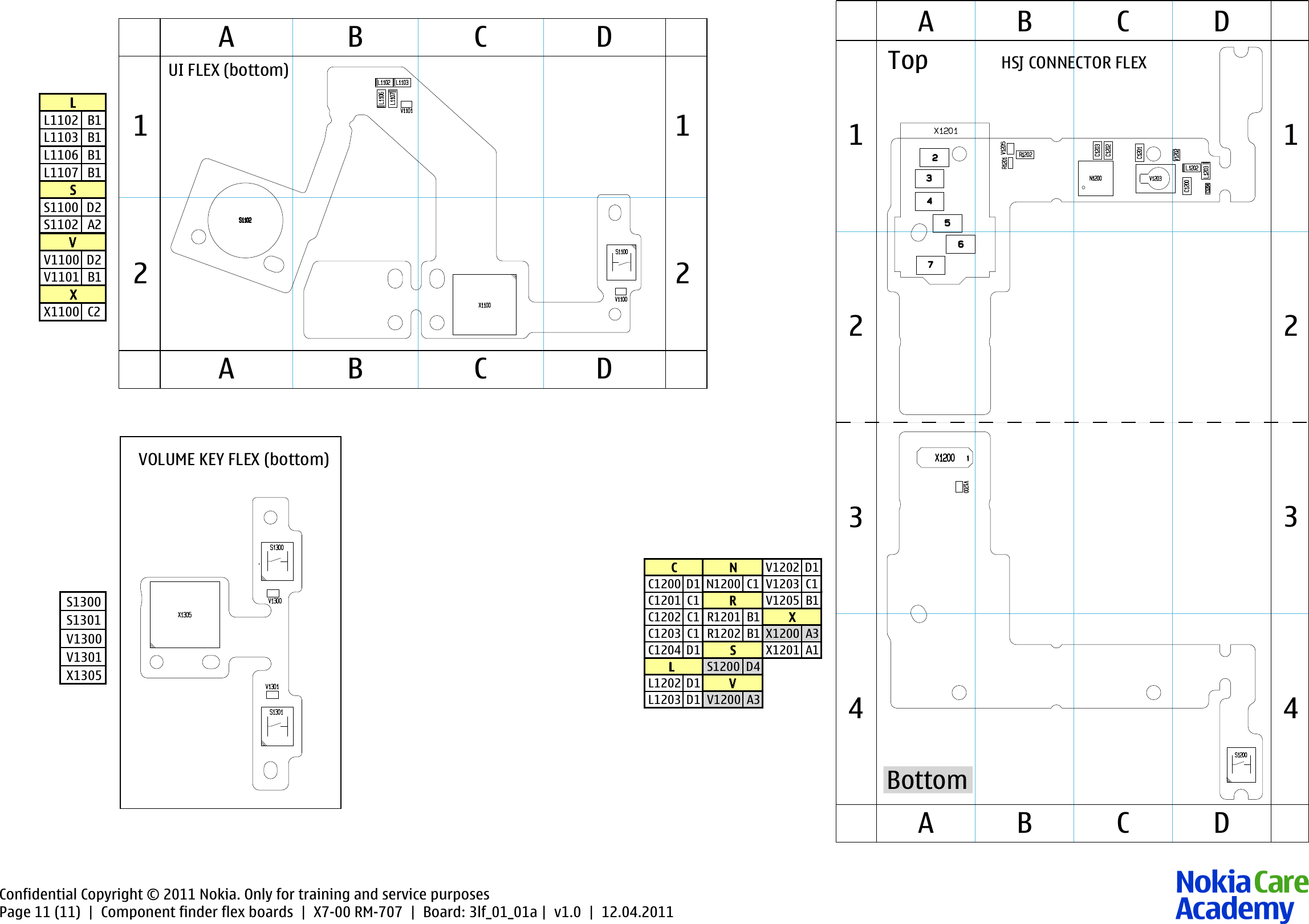 Page 11 of 11 - Nokia_X7-00_Light_Service_Schematics Nokia X7-00 Rm-707 Service Schematics V1