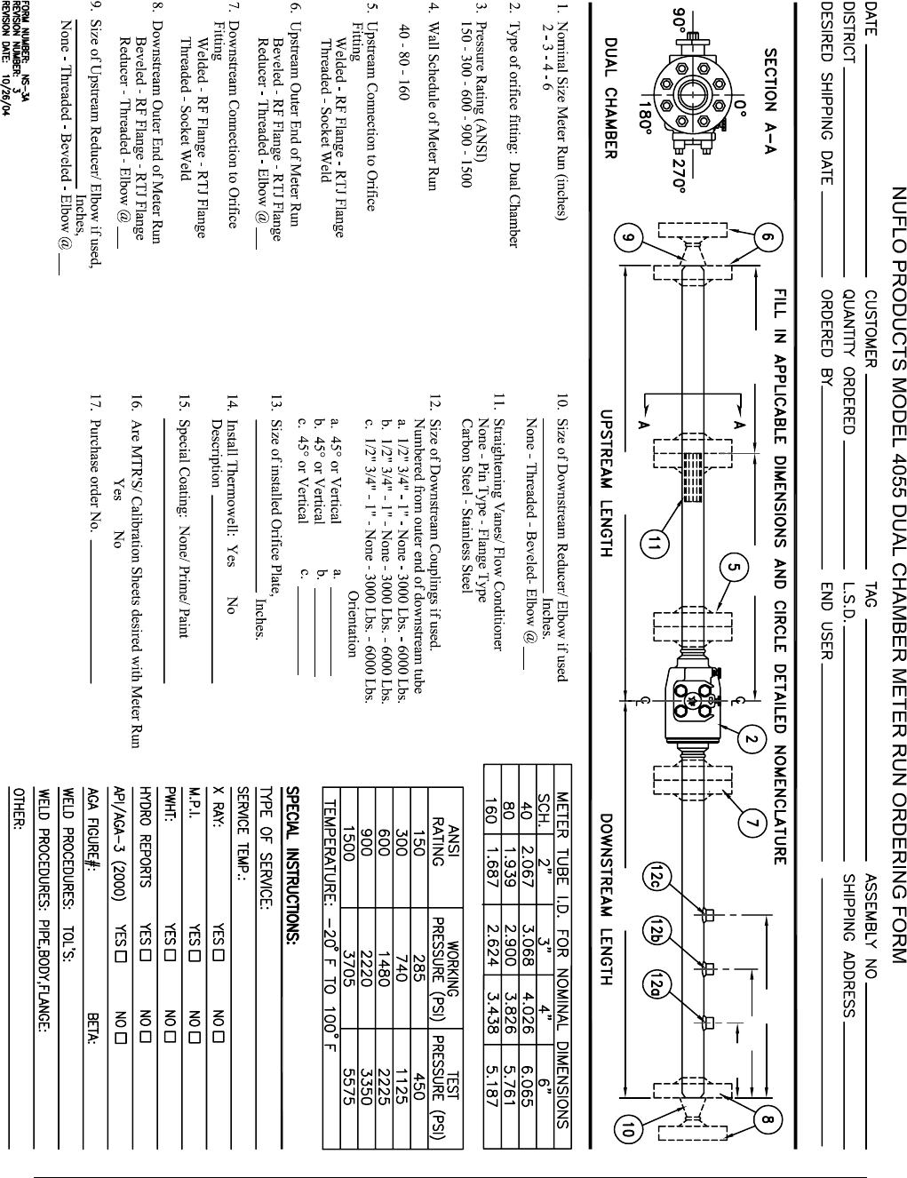 NUFLO Orifice Fittings And Equipment IOM