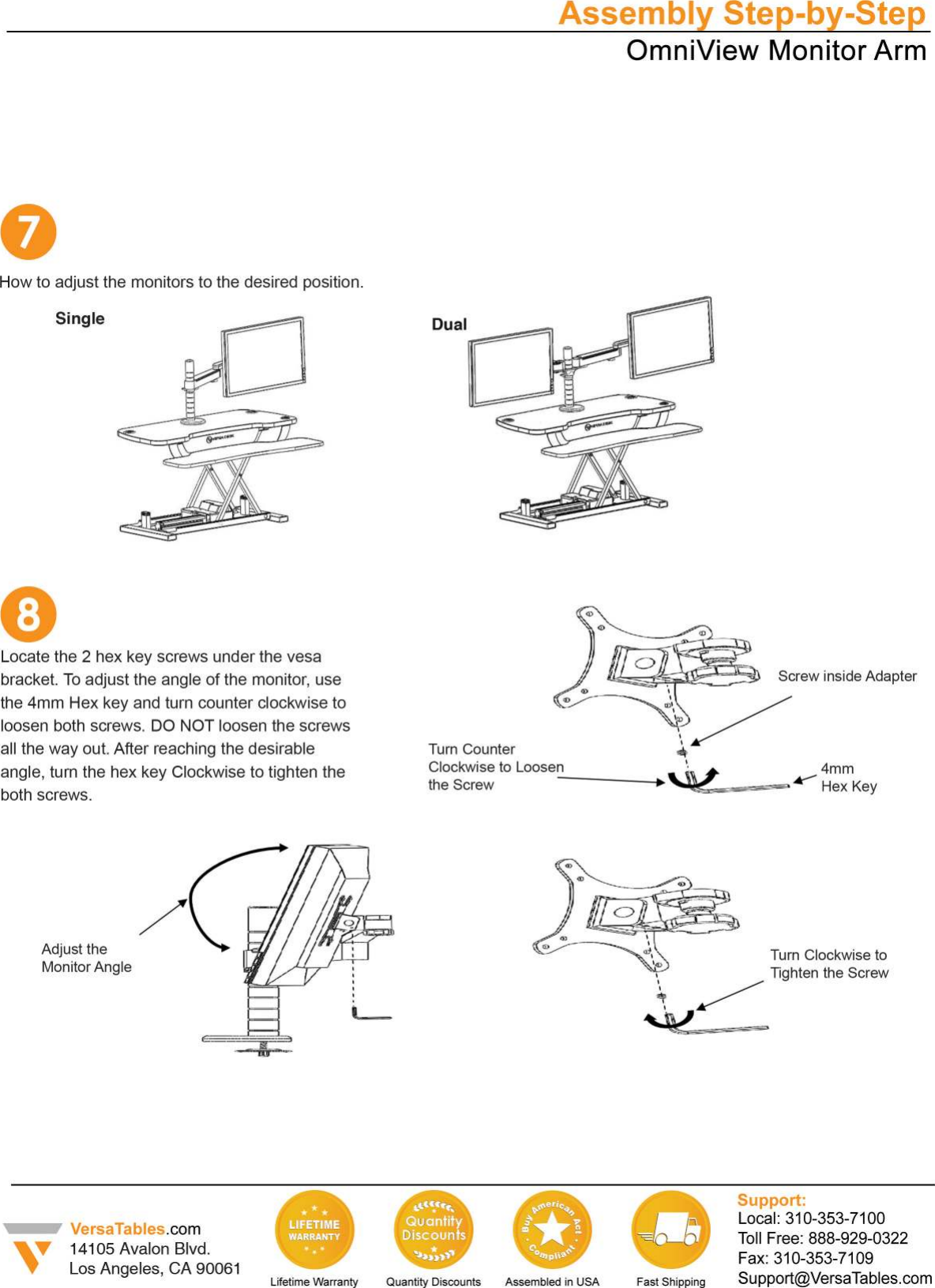 Page 5 of 5 - Omniview-monitorarm-instructions