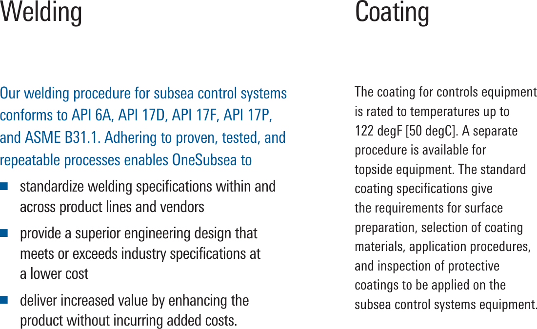 Page 5 of 9 - Standard Subsea Control Systems Brochure Oss-standard-subsea-controls-brochure