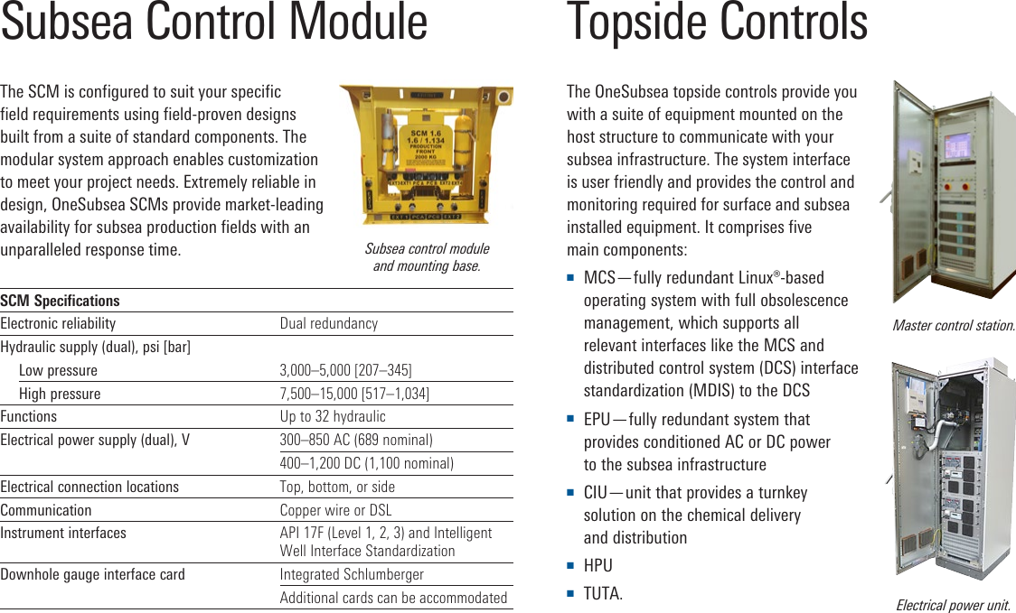 Page 7 of 9 - Standard Subsea Control Systems Brochure Oss-standard-subsea-controls-brochure