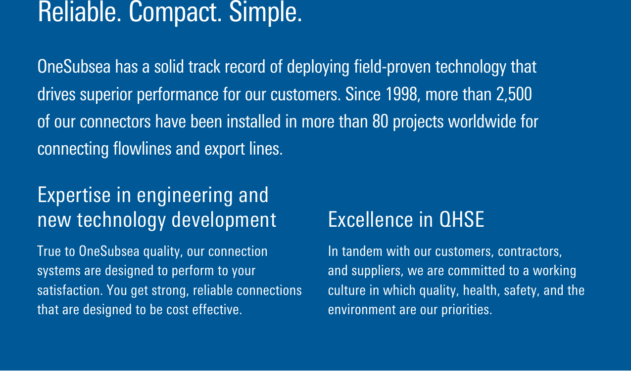 Page 11 of 12 - Standard Subsea Connection Systems Oss-subsea-connectors-brochure