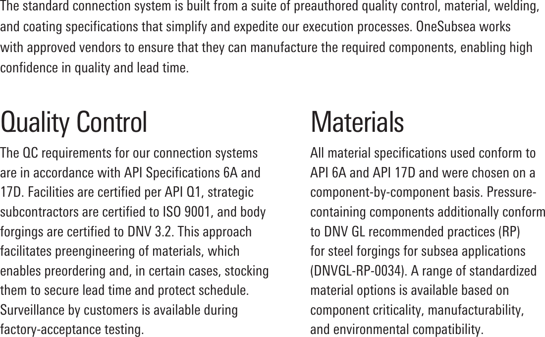 Page 4 of 12 - Standard Subsea Connection Systems Oss-subsea-connectors-brochure
