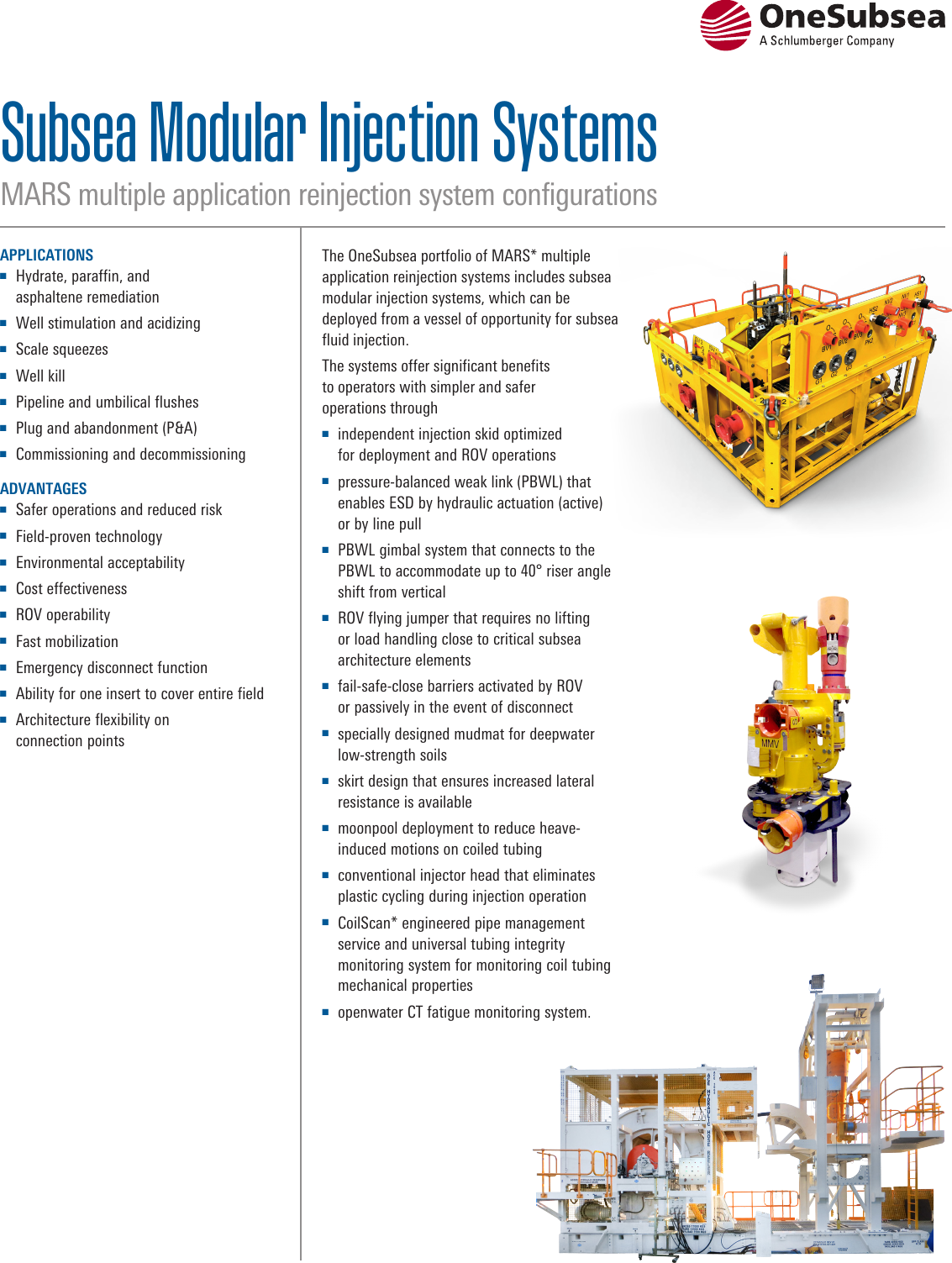Page 1 of 2 - Subsea Modular Injection Systems Oss-subsea-modular-injection-systems-ps