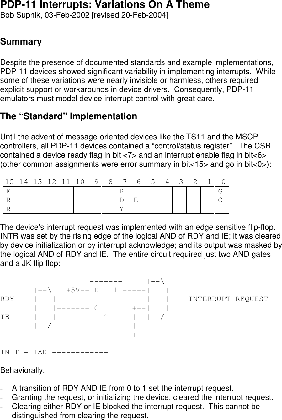 Page 1 of 4 - Pdp11interrupts PDF