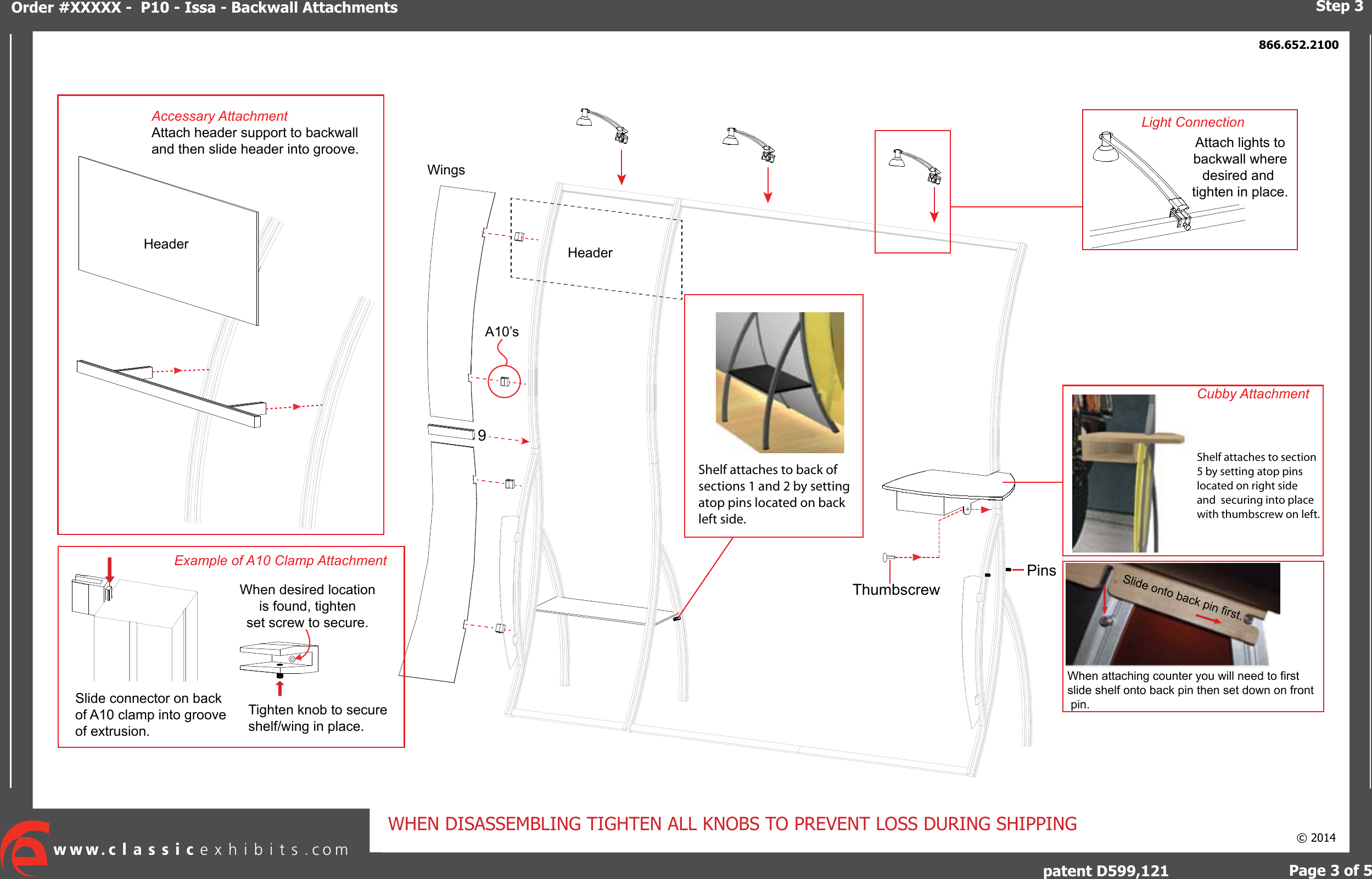 Page 4 of 9 - Perfect-10-issa-hybrid-exhibit-kit-vk-1508-setup-instructions