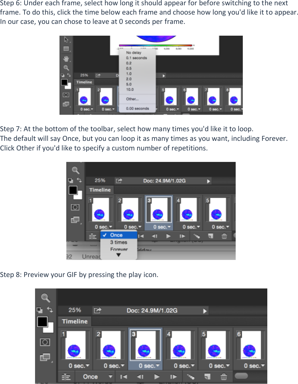 Page 5 of 7 - Photoshop Animation Instructions