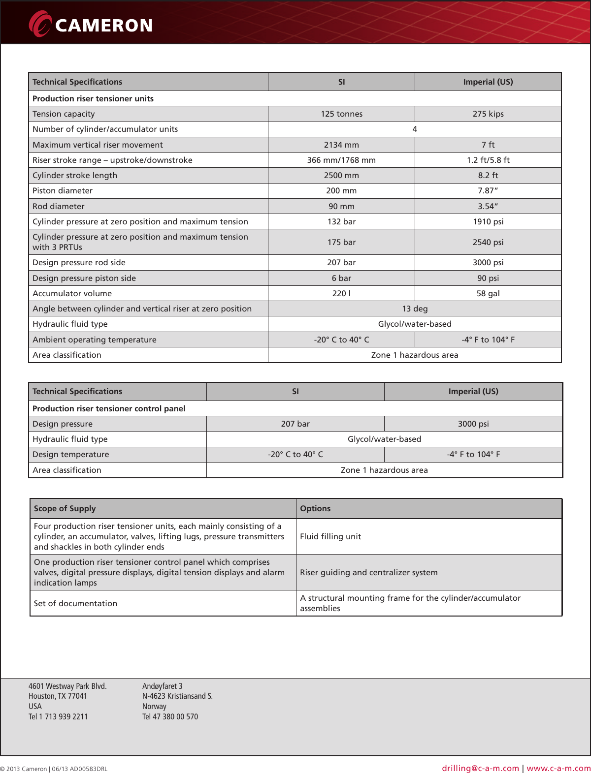 Page 2 of 2 - Production Riser Tensioner 125 Flyer Production-riser-tensioner-125-flyer