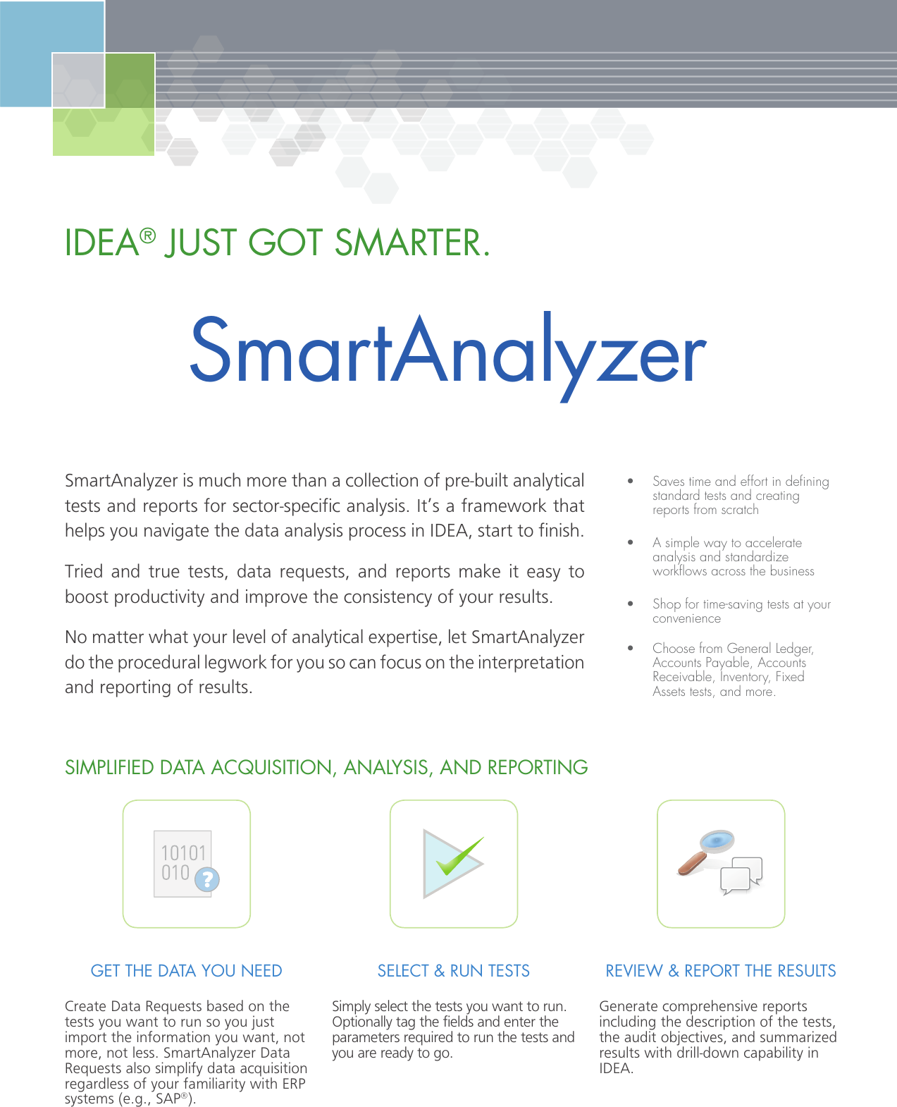 Page 2 of 4 - SmartAnalyzer Version Nine Product Profile Product-profile-smart-analyzer