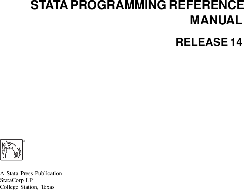P Programming Manual