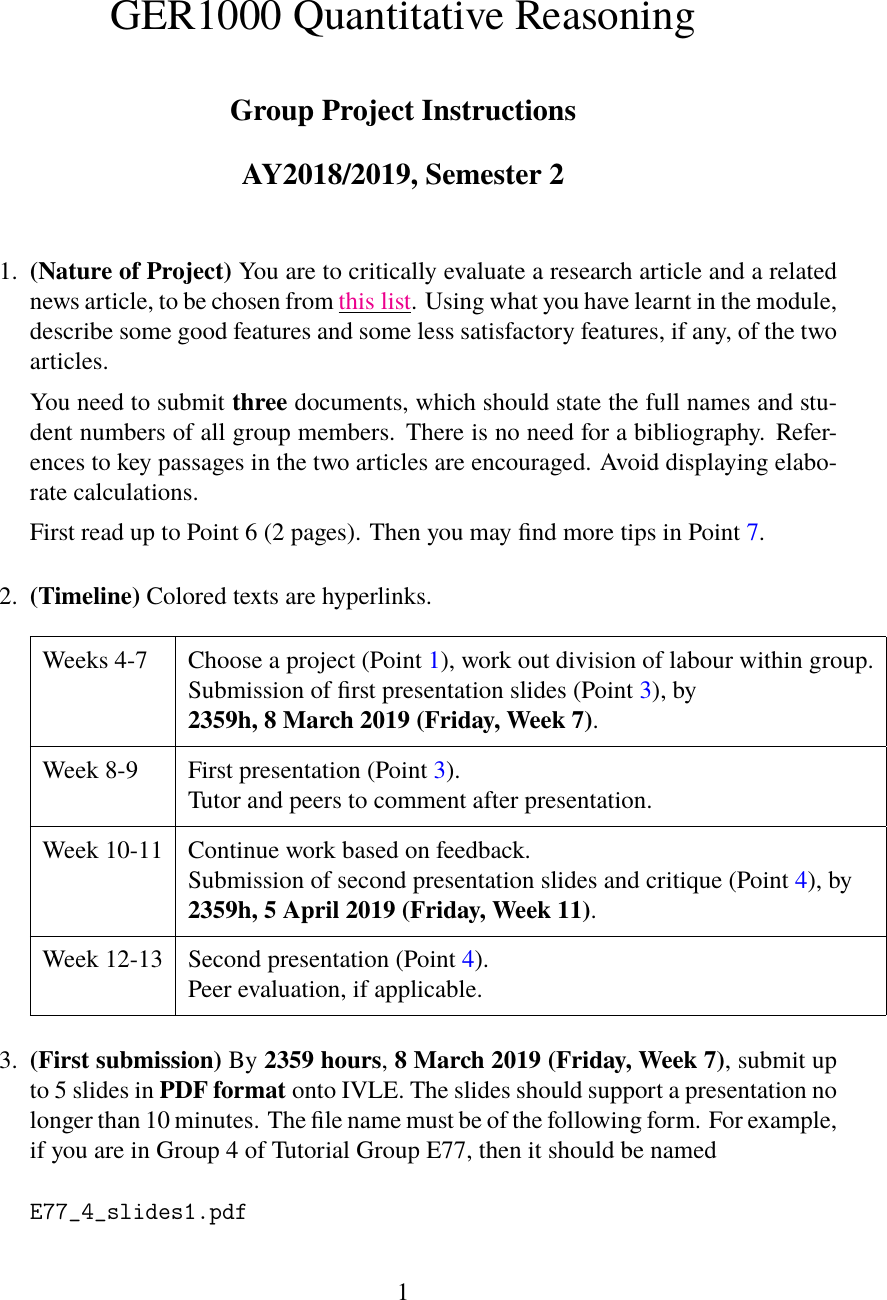 Page 1 of 3 - Project Instructions