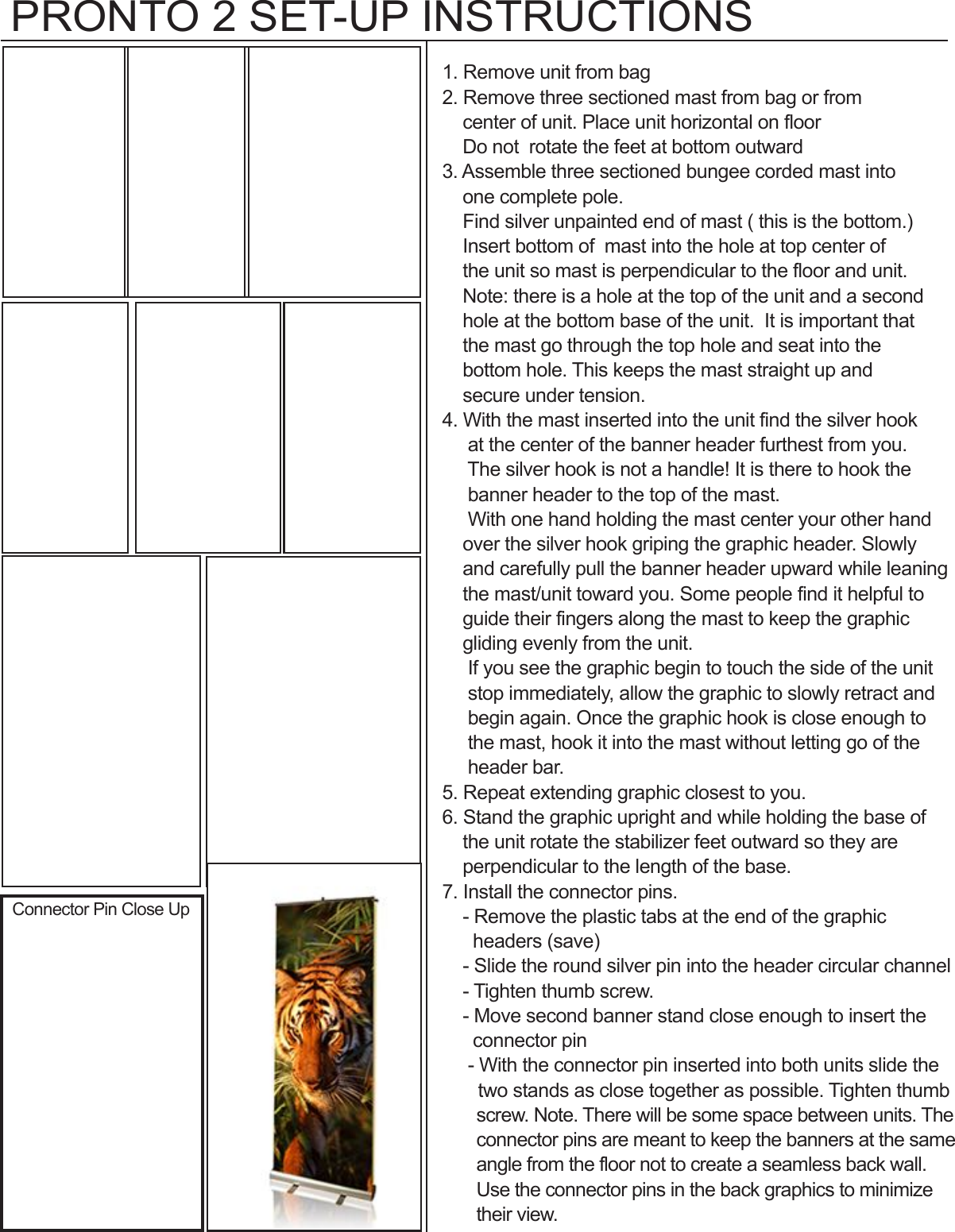 Page 1 of 5 - Pronto-2-banner-stand-setup-instructions