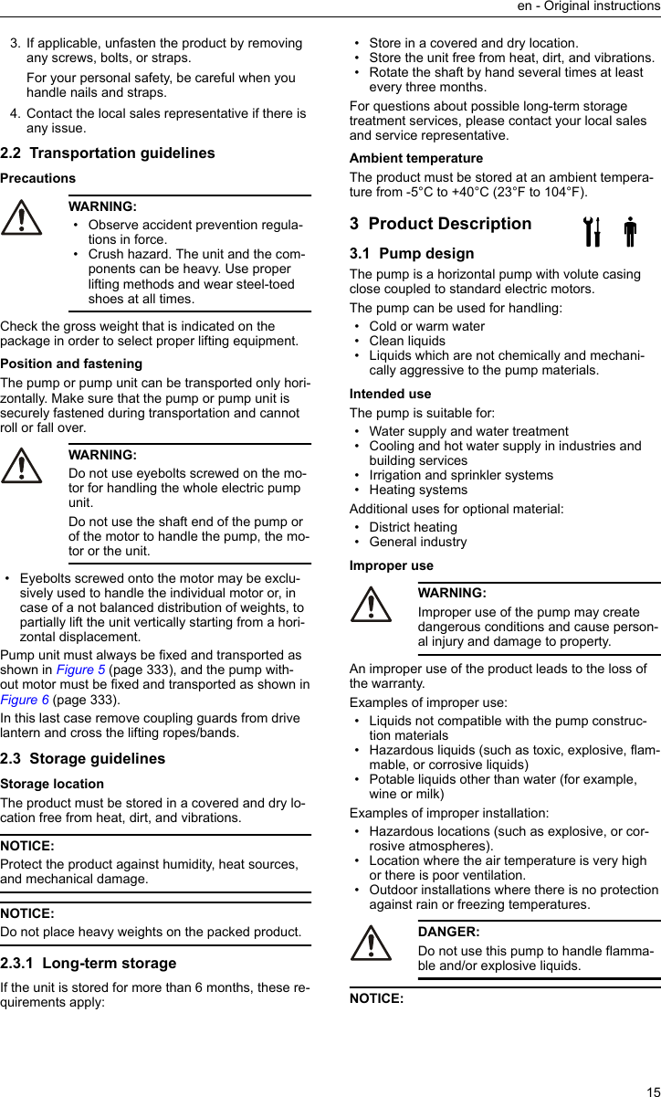 Page 4 of 12 - Pump NCSE Manual