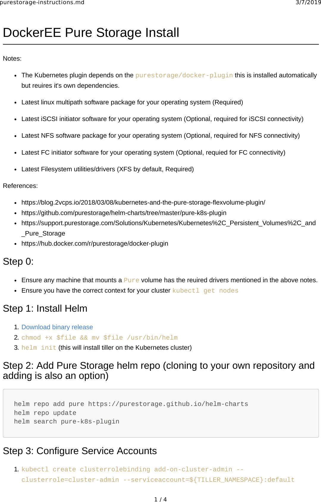 Page 1 of 4 - Purestorage-instructions