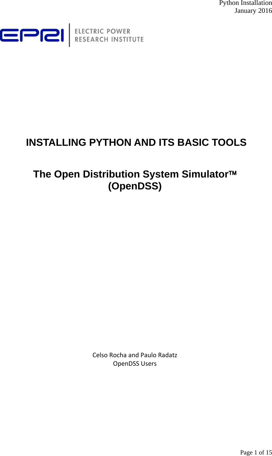 Python Download And Installation Instructions