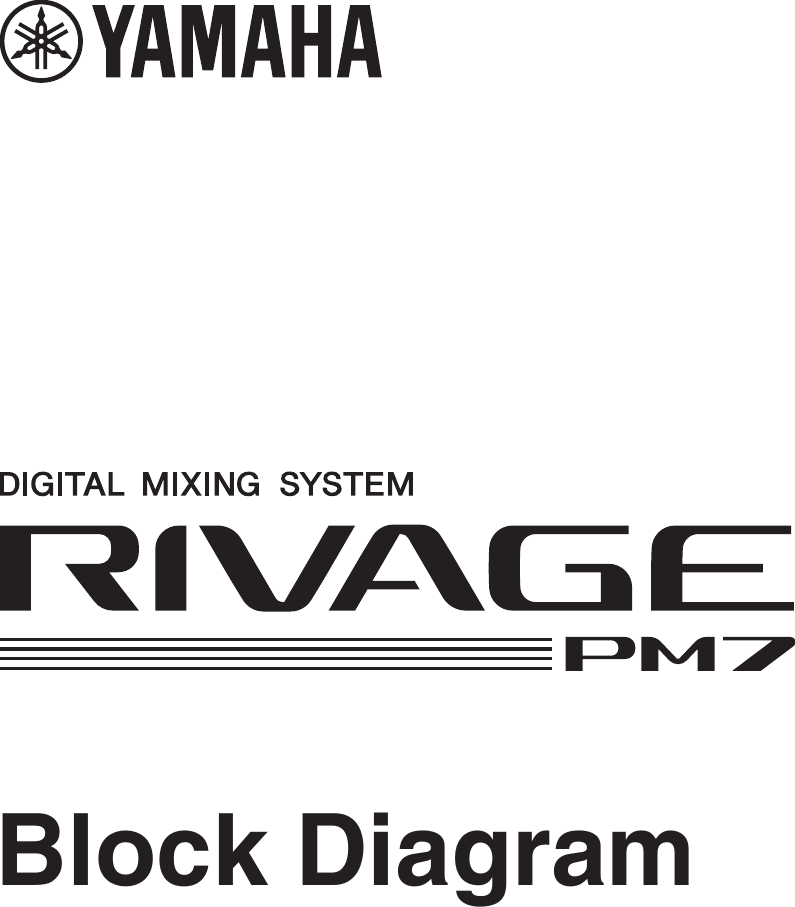 Page 1 of 11 - RIVAGE PM7 Block Diagram [1.6MB] Blockdiagram A0