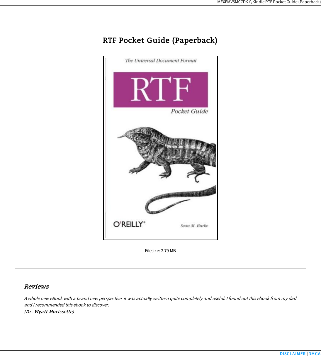 Page 1 of 4 - Read EBook  RTF Pocket Guide (Paperback) // CMJK4PRB8JOL Rtf-pocket-guide-paperback-0596004753