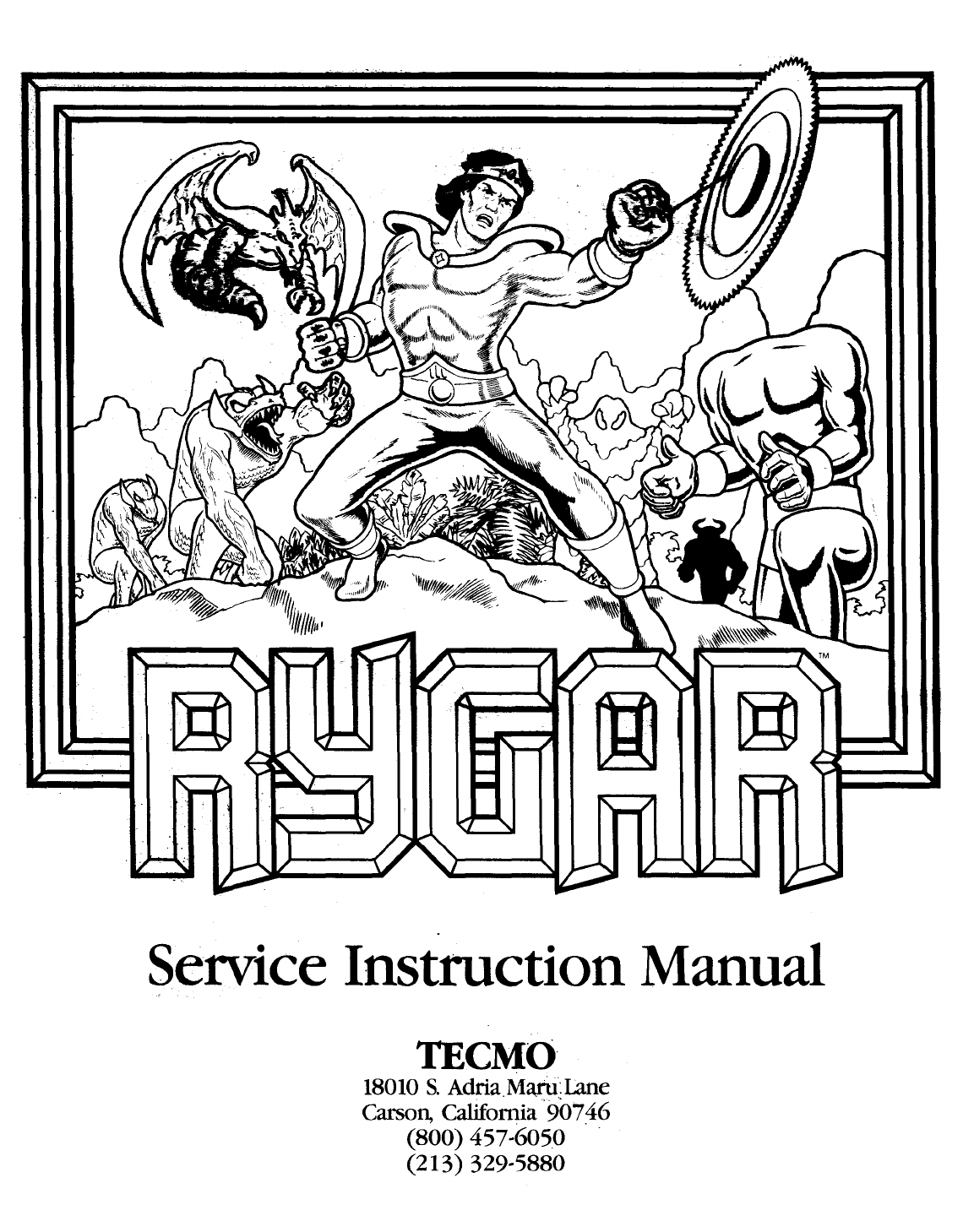 rygar manual