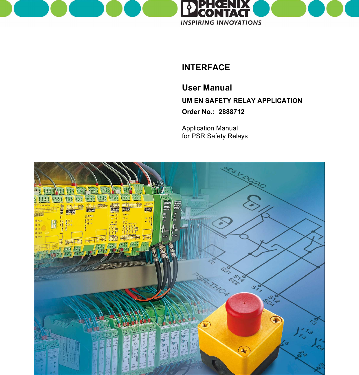 User Manual UM EN SAFETY RELAY APPLICATION Handbook