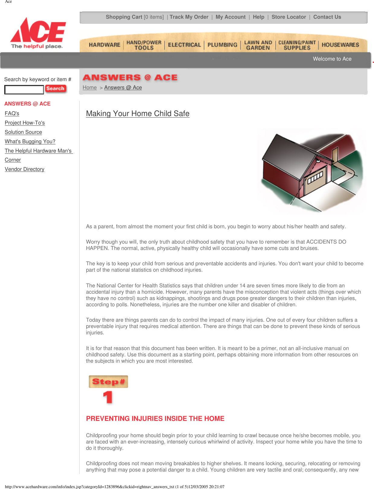 Page 1 of 5 - Ace  !! Safety Tips