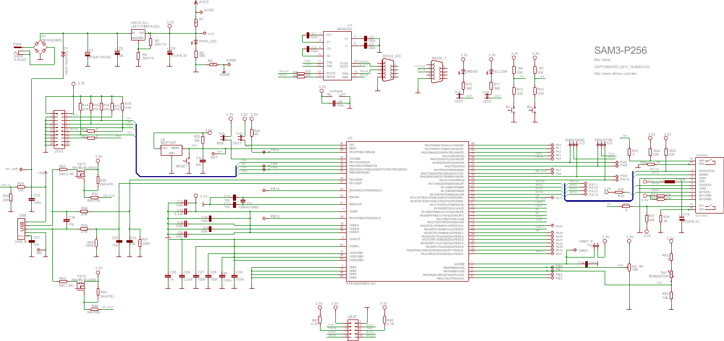 Page 1 of 1 - Sam3-p256-schematic