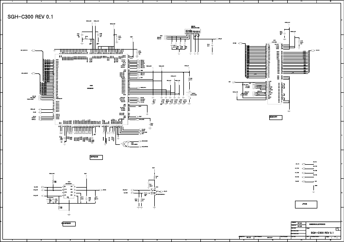 Page 3 of 7 - Samsung SGH-C300 - Schematics. Www.s-manuals.com. Schematics R0.1