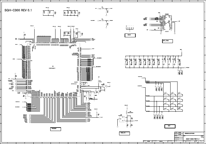 Page 4 of 7 - Samsung SGH-C300 - Schematics. Www.s-manuals.com. Schematics R0.1