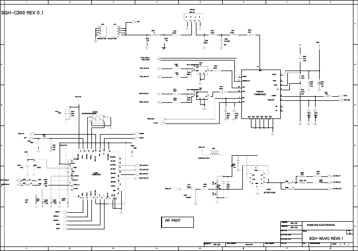 Page 6 of 7 - Samsung SGH-C300 - Schematics. Www.s-manuals.com. Schematics R0.1