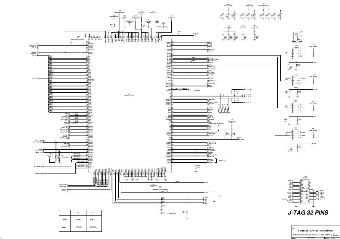 Page 4 of 11 - Samsung SGH-D600 - Schematics. Www.s-manuals.com. Schematics R2.6