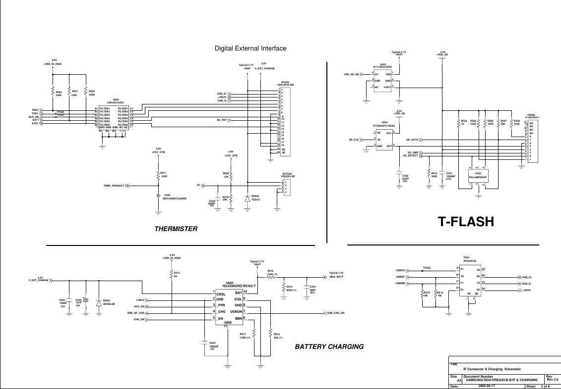 Page 7 of 11 - Samsung SGH-D600 - Schematics. Www.s-manuals.com. Schematics R2.6