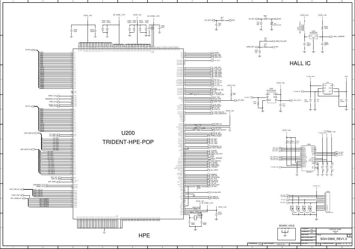Page 2 of 7 - Samsung SGH-D840 Schematics. Www.s-manuals.com Schematics