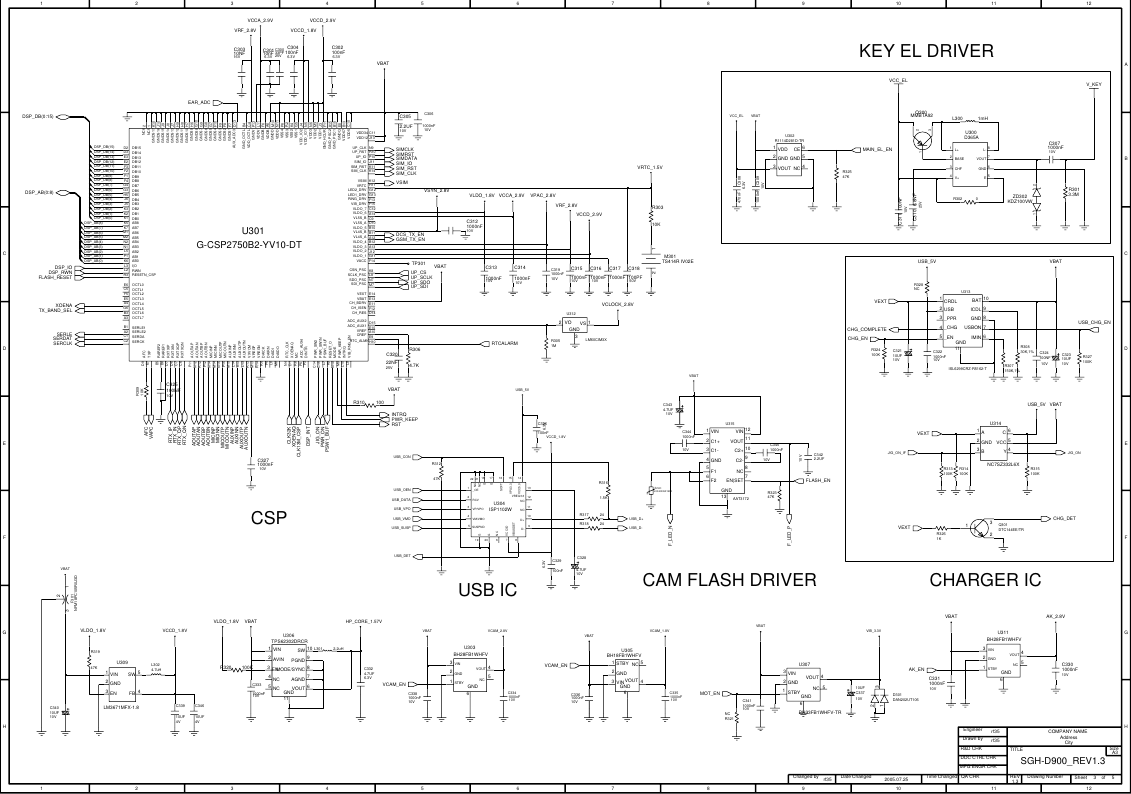 Page 3 of 7 - Samsung SGH-D840 Schematics. Www.s-manuals.com Schematics