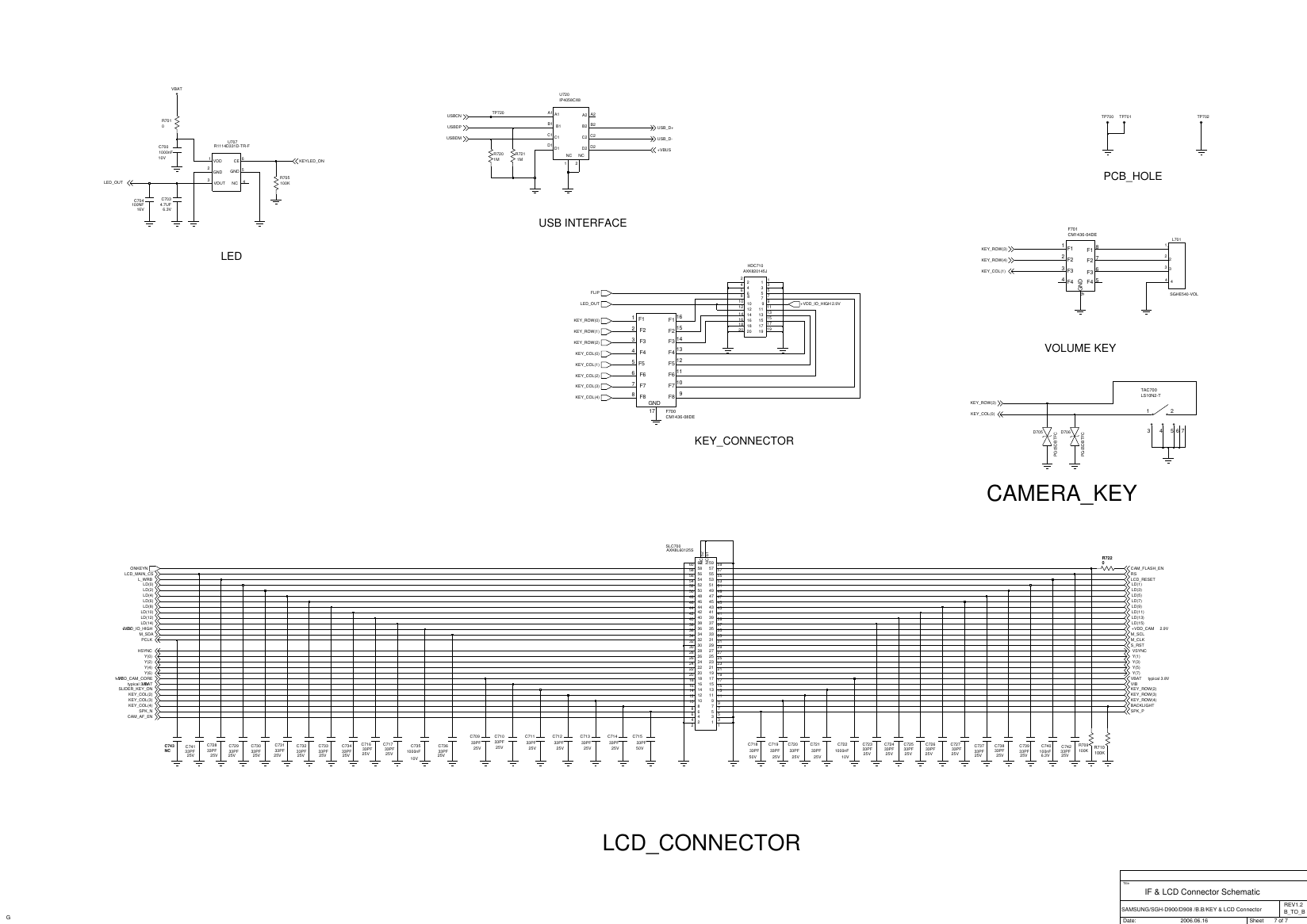 Page 7 of 9 - Hp50/users/dbtm/BLACKCARBON/SGH-D900_REV16/schematic/sheet1 Samsung Sgh-d908 Schematics