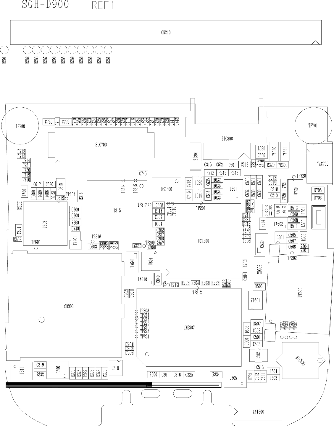 Page 8 of 9 - Hp50/users/dbtm/BLACKCARBON/SGH-D900_REV16/schematic/sheet1 Samsung Sgh-d908 Schematics