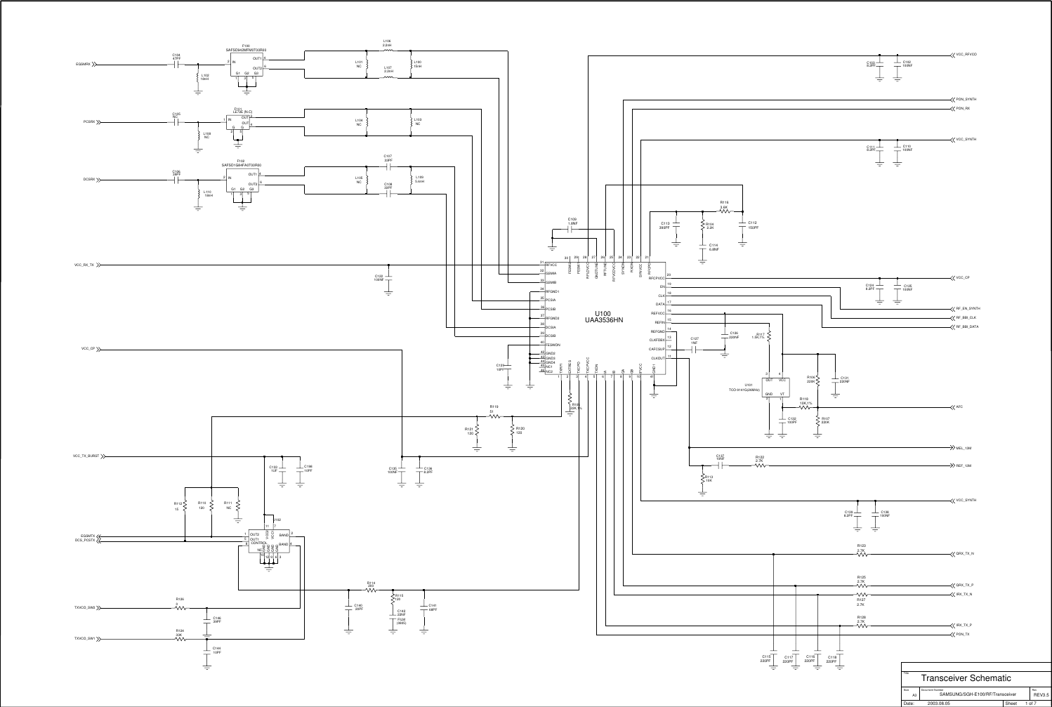 Samsung SGH E100 Schematics. Www.s Manuals.com Schematics