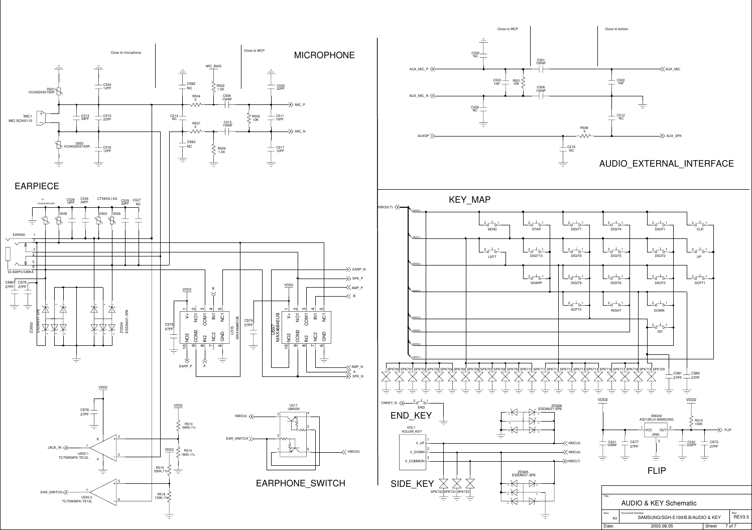 Page 9 of 9 - Samsung SGH-E100 Schematics. Www.s-manuals.com Schematics