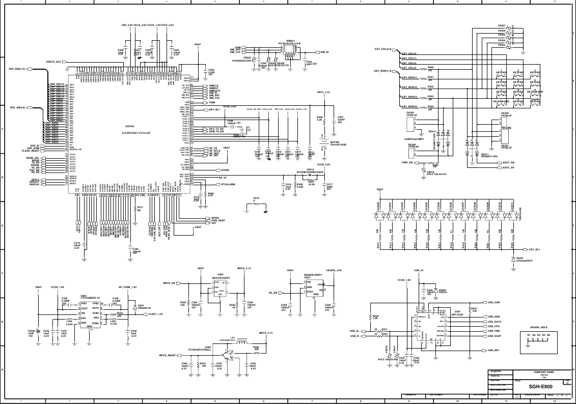 Page 3 of 7 - Samsung Sgh-e900 Schematics