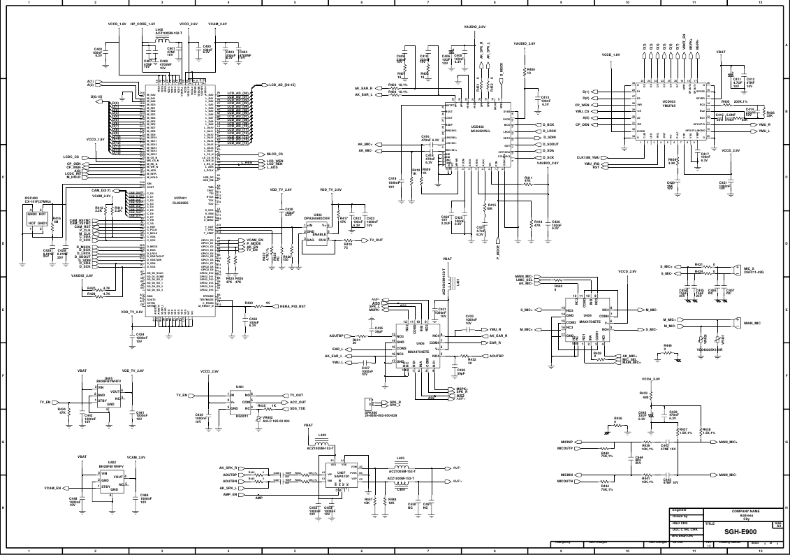 Page 4 of 7 - Samsung Sgh-e900 Schematics