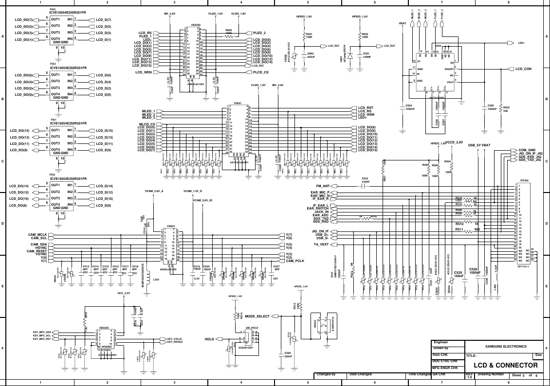 Page 5 of 8 - Samsung Sgh-f300 Rev2.1 Schematics