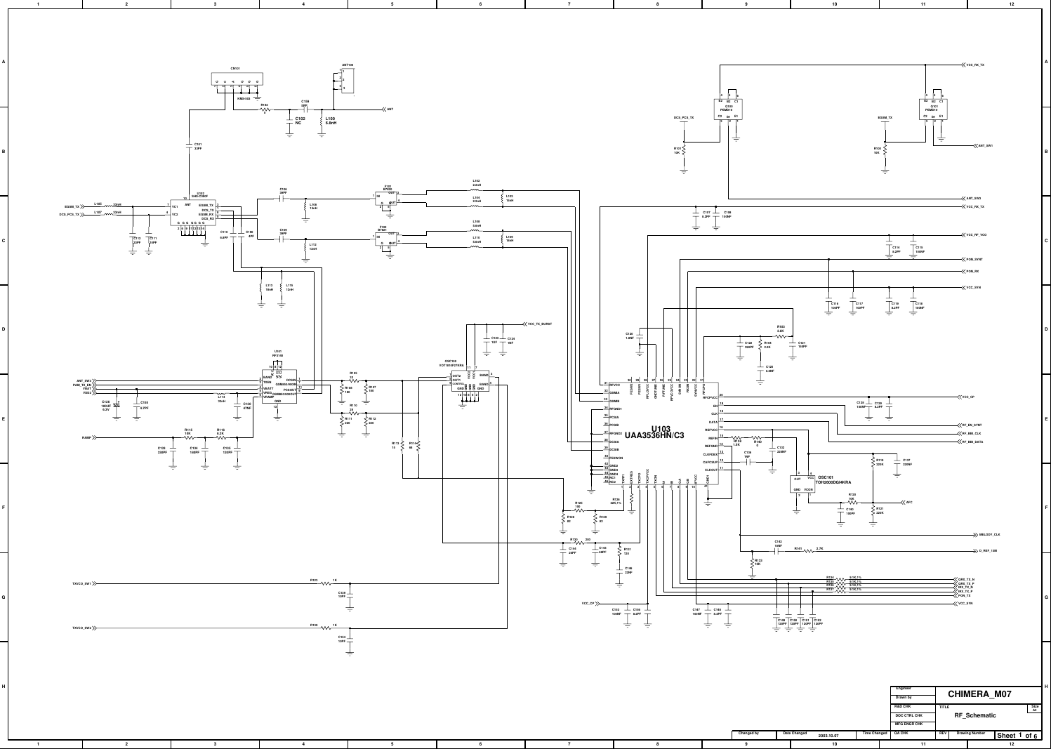 Page 3 of 9 - Samsung SGH-X600 - Schematics. Www.s-manuals.com. Schematics