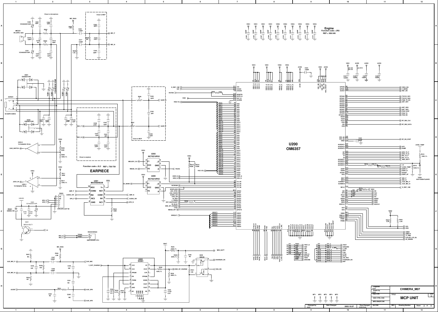 Page 4 of 9 - Samsung SGH-X600 - Schematics. Www.s-manuals.com. Schematics