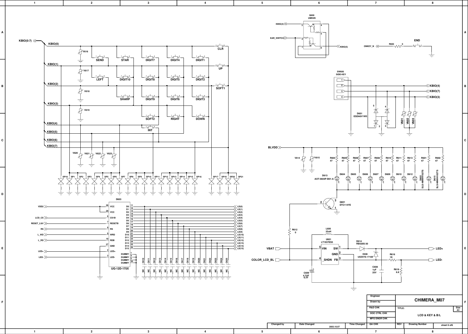 Page 8 of 9 - Samsung SGH-X600 - Schematics. Www.s-manuals.com. Schematics