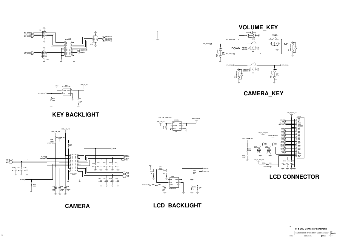 Page 7 of 10 - Samsung SGH-X700 - Schematics. Www.s-manuals.com. Schematics R1.1