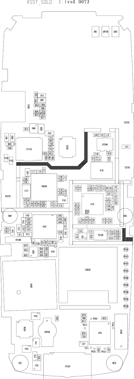 Page 8 of 10 - Samsung SGH-X700 - Schematics. Www.s-manuals.com. Schematics R1.1