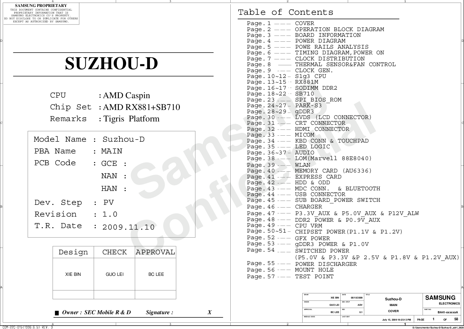 Samsung Suzhou D Schematics Www S Manuals Com R1 0 Schematics